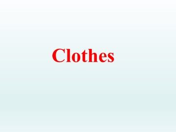 Clothes_课件1