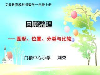 雪山乐园--《回顾整理—图形、位置、分类与比较》课件