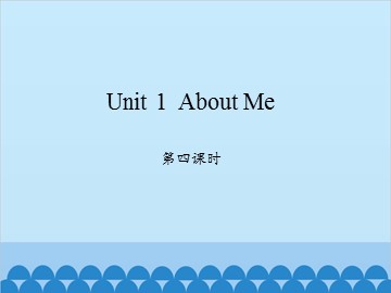 Unit 1  About Me-第四课时_课件1