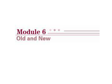 Old and New_课件3