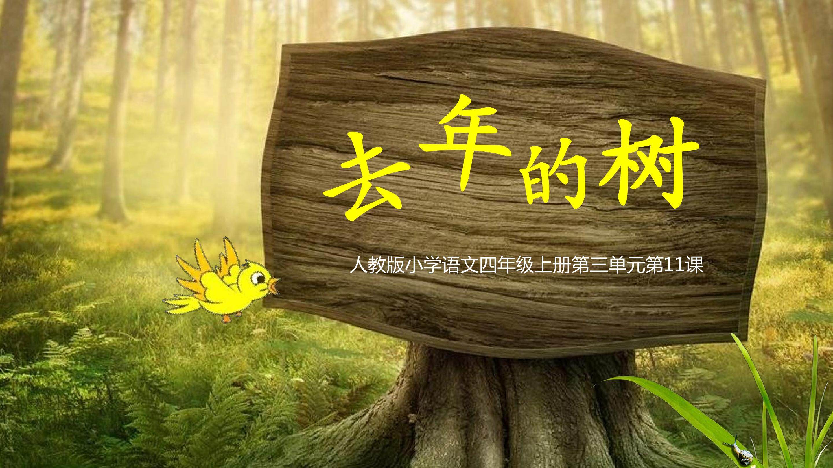 去年的树