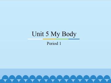 Unit 5 My Body-Period 1_课件1
