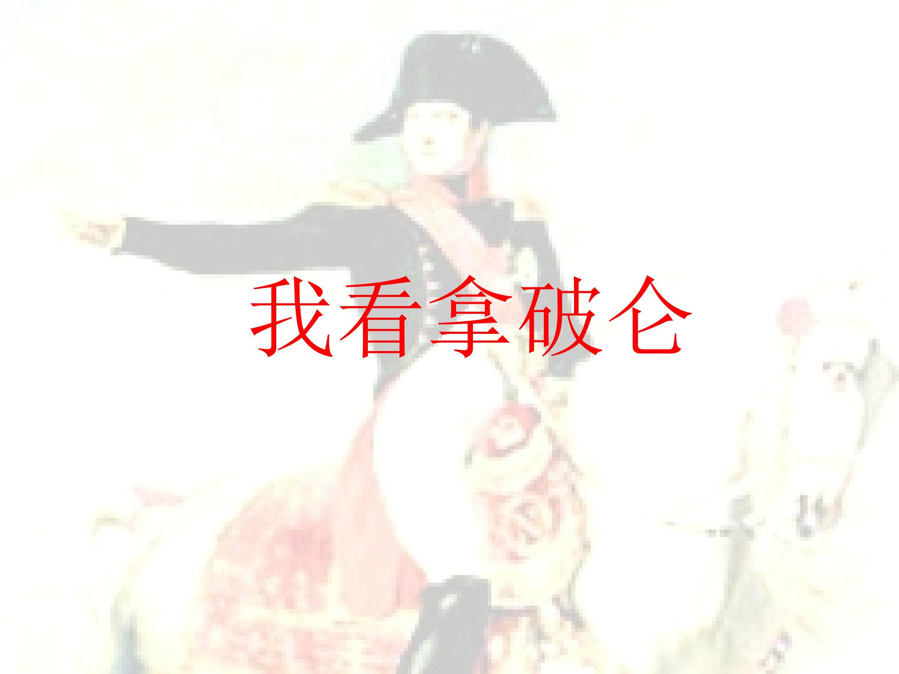 活动课 我看拿破仑_课件1