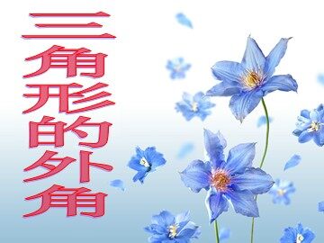 7.2.2三角形的外角（平行班）