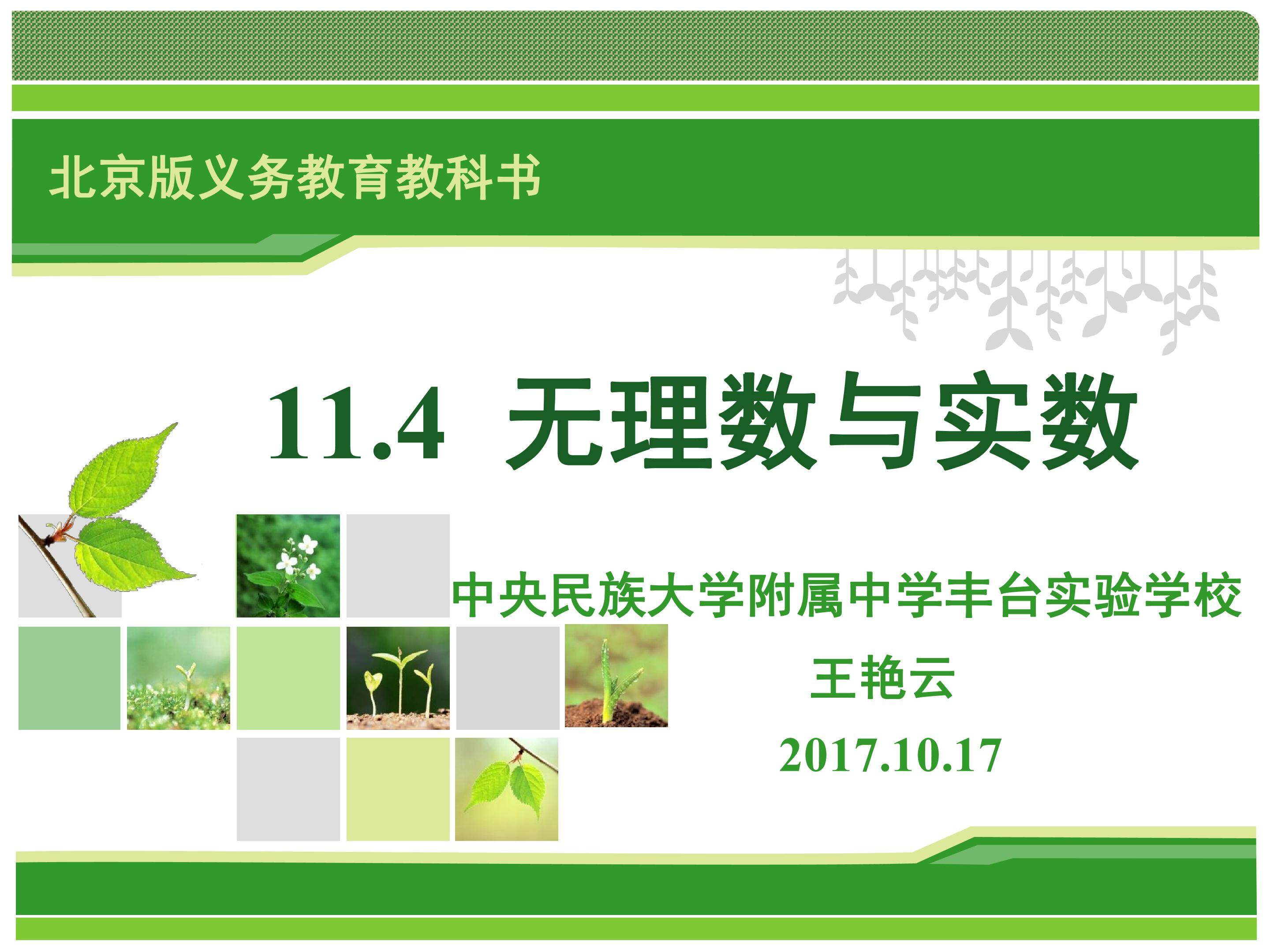 无理数与实数