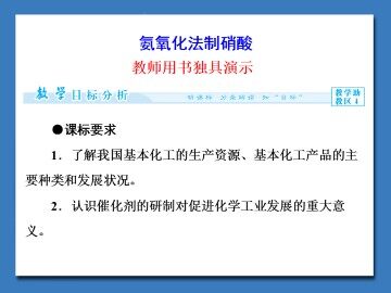 氨氧化法制硝酸_课件1