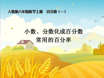 6 百分数（一）