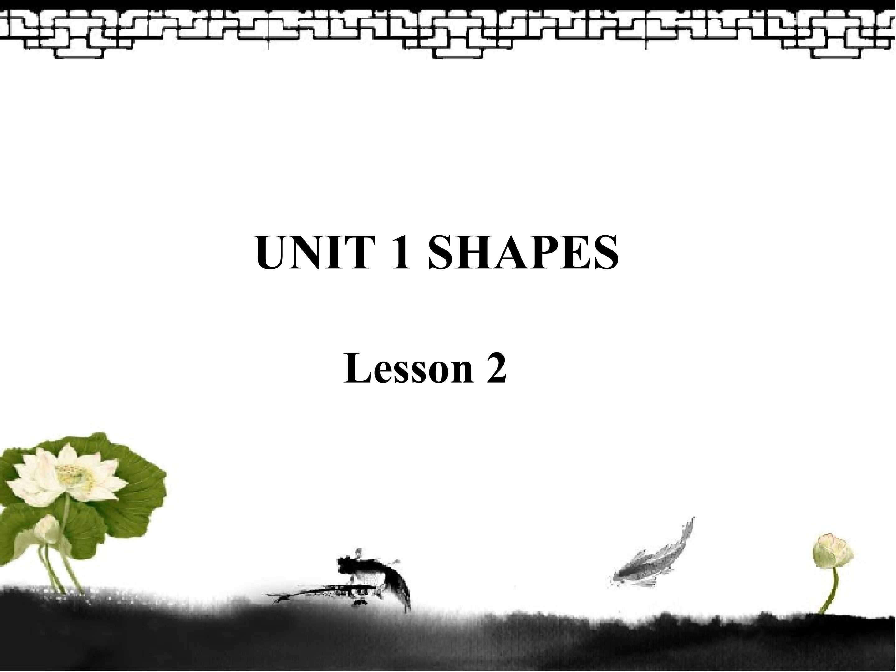 Unit 1 Shapes Lesson 2