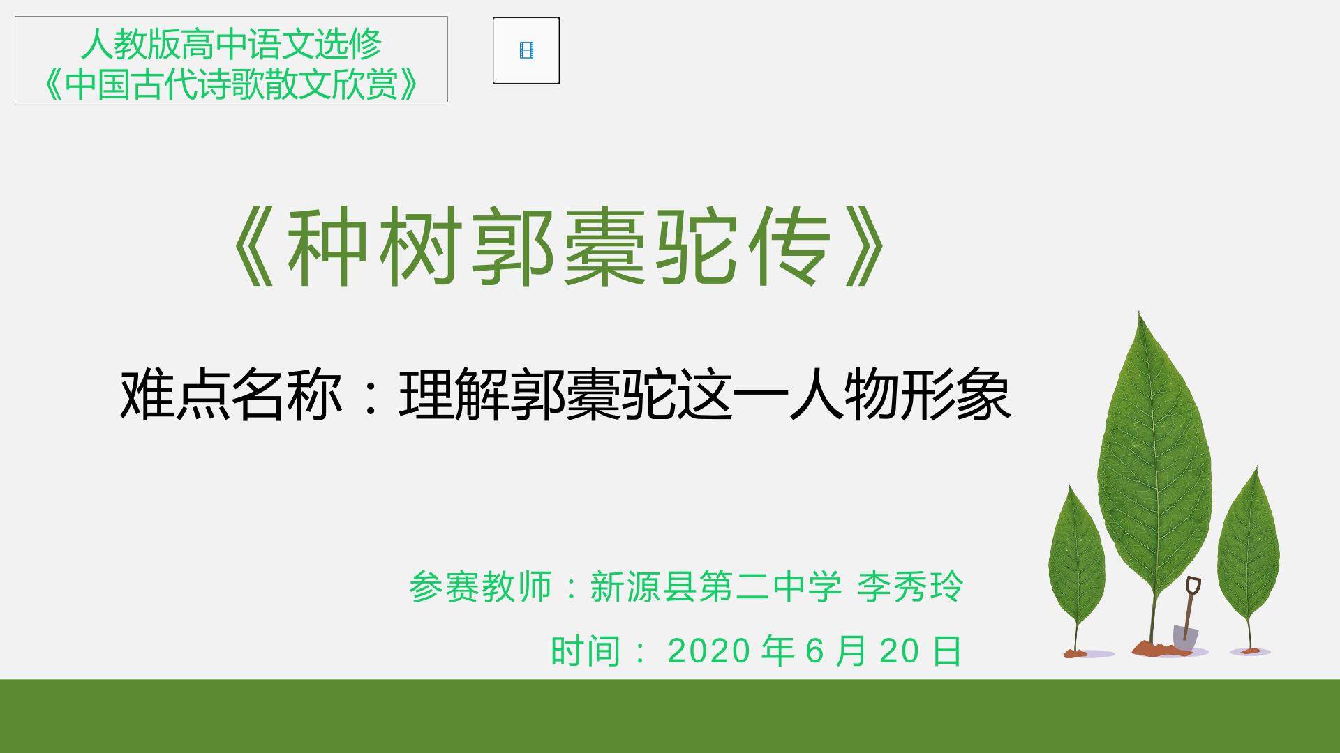 种树郭橐驼传
