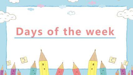 My  Days of the week
