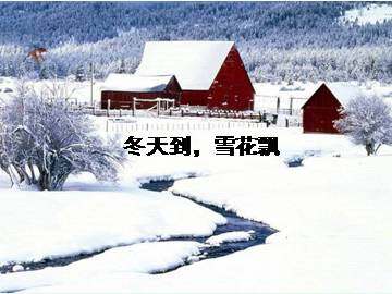 冬天到，雪花飘_课件1