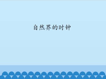 自然界的时钟_课件1