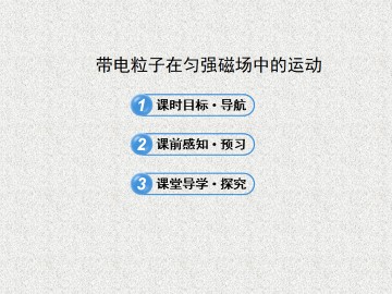 带电粒子在匀强磁场中的运动_课件12