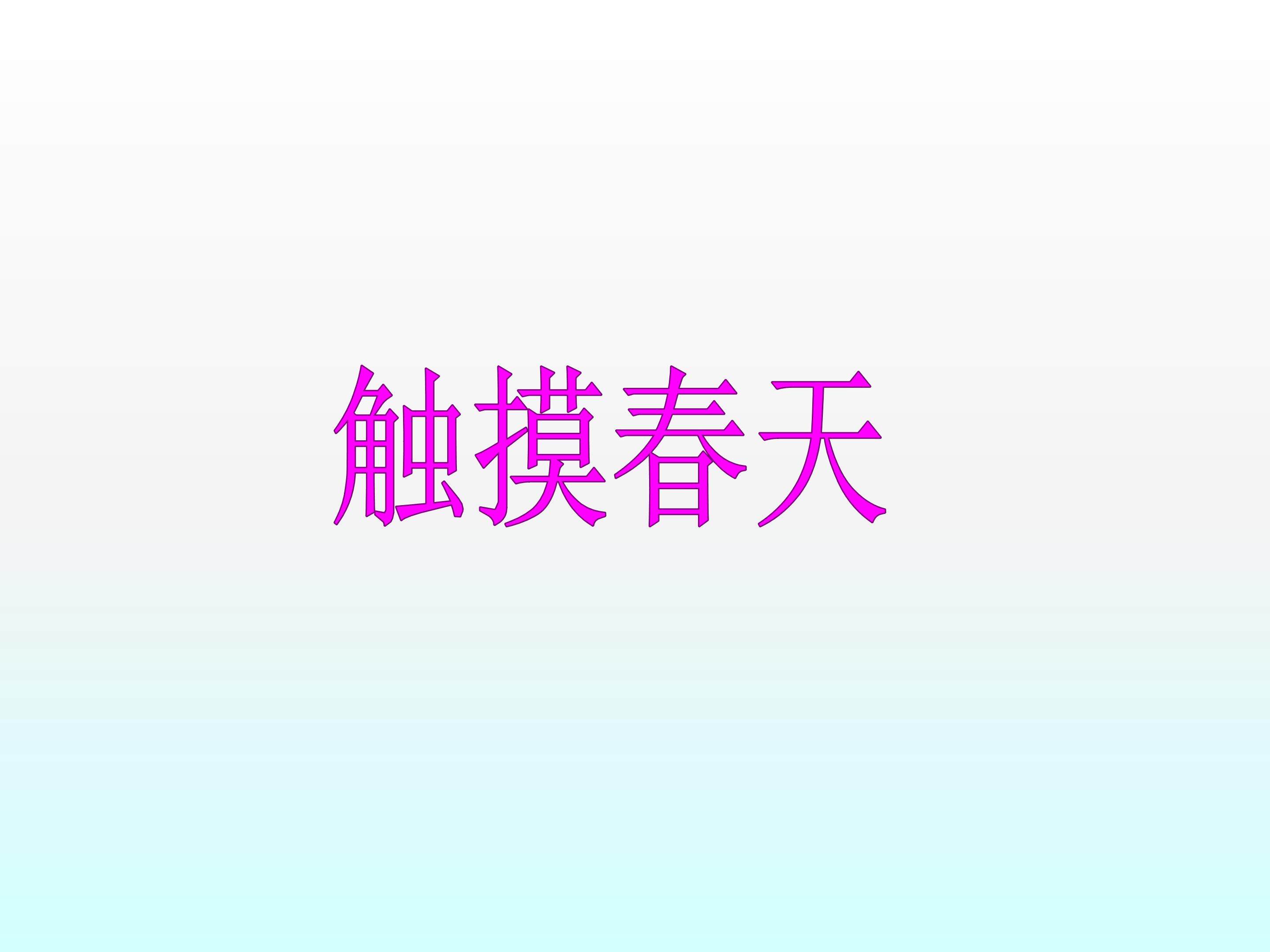 触摸春天_课件4