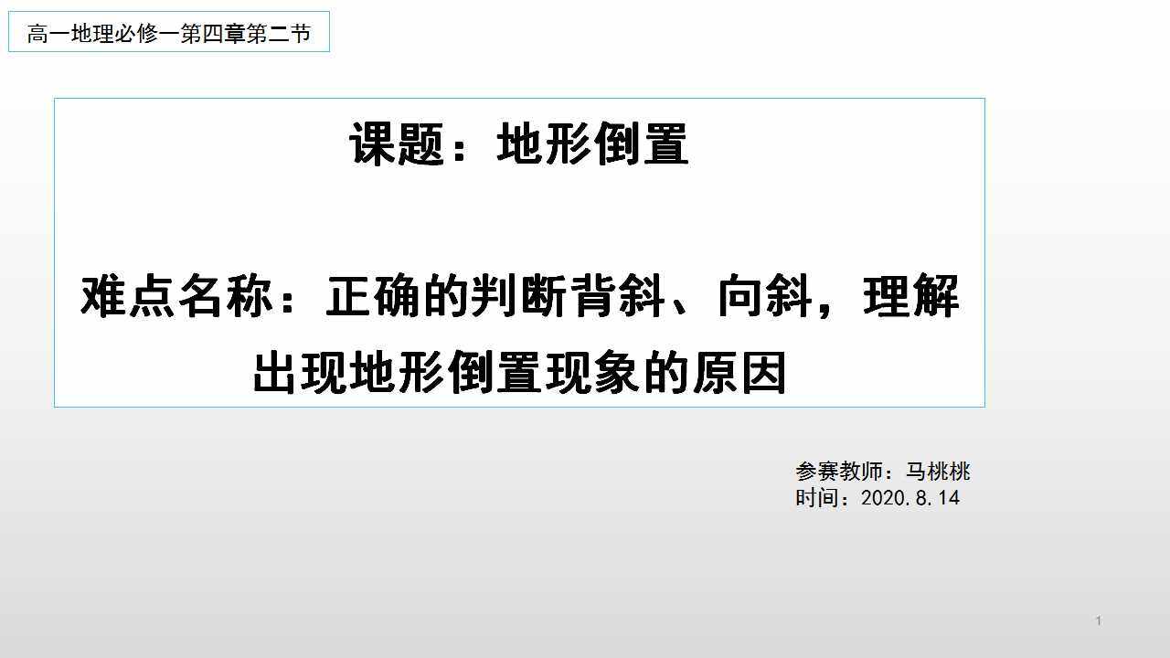地形倒置