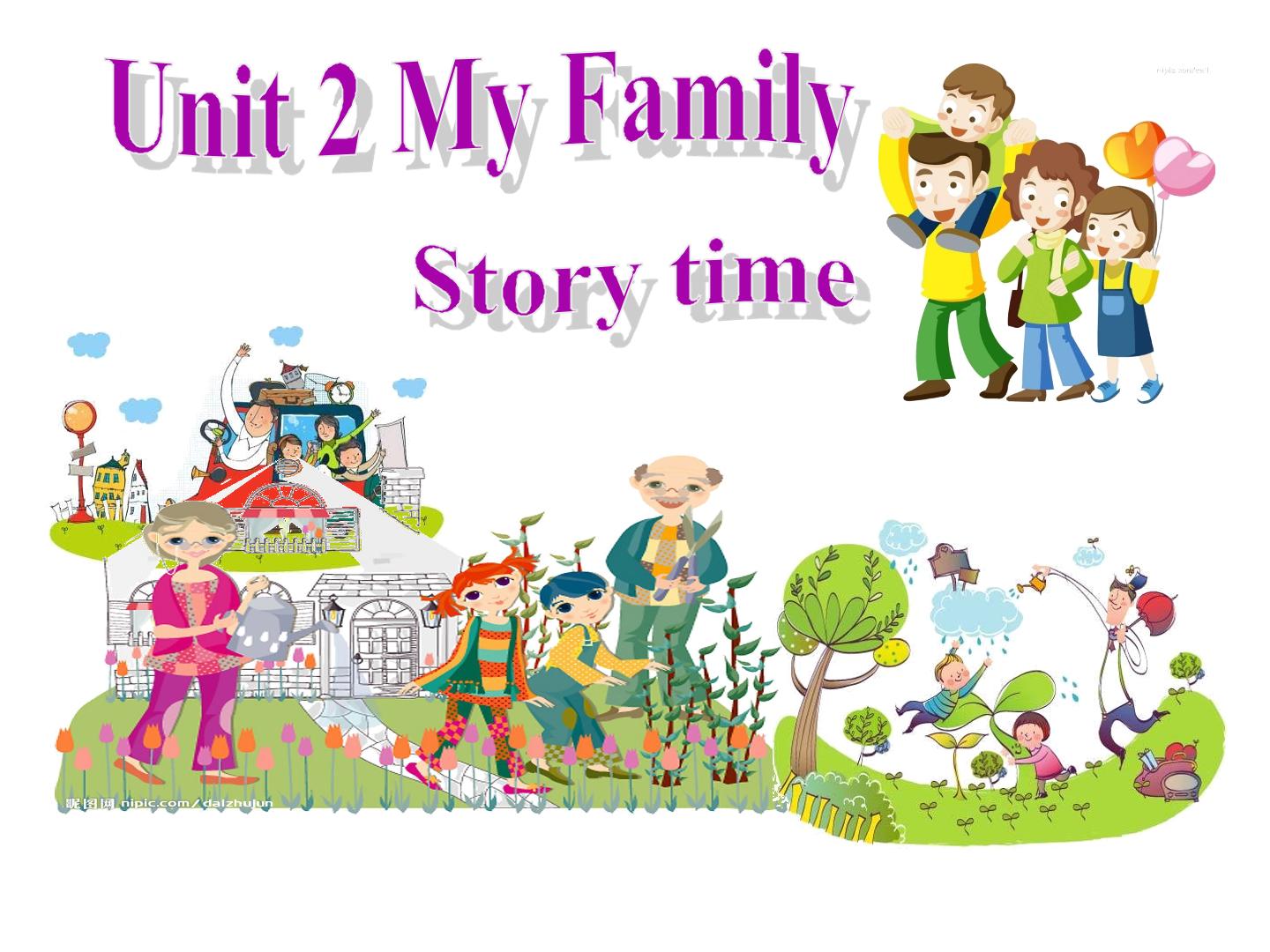 PEP 三年级下册 Unit 2 My Family PC Story Time