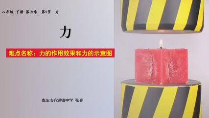 第七章 第一节 力 力的作用效果和力的示意图