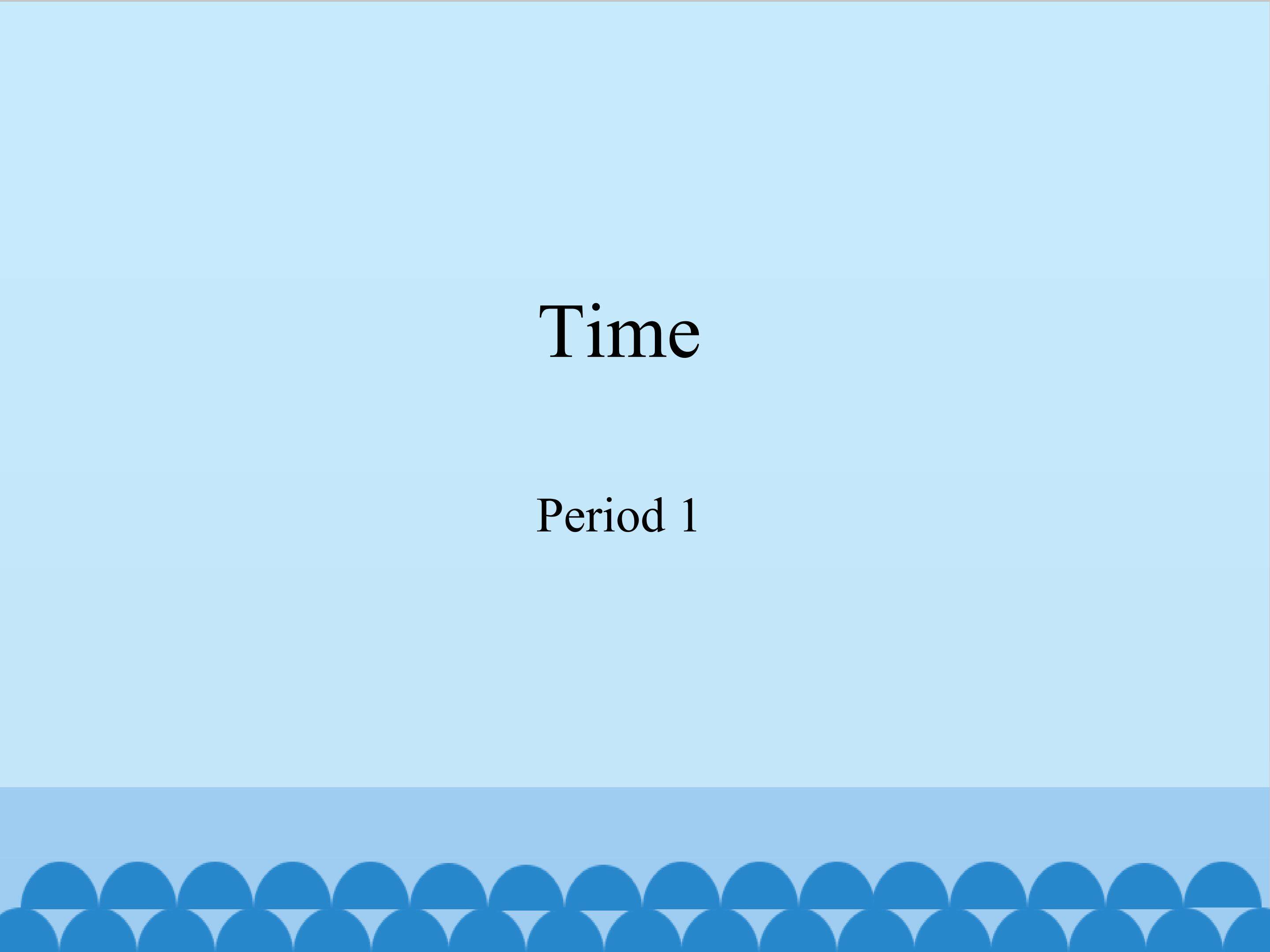 Time-Period 1