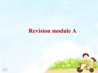 Revision module A_课件1