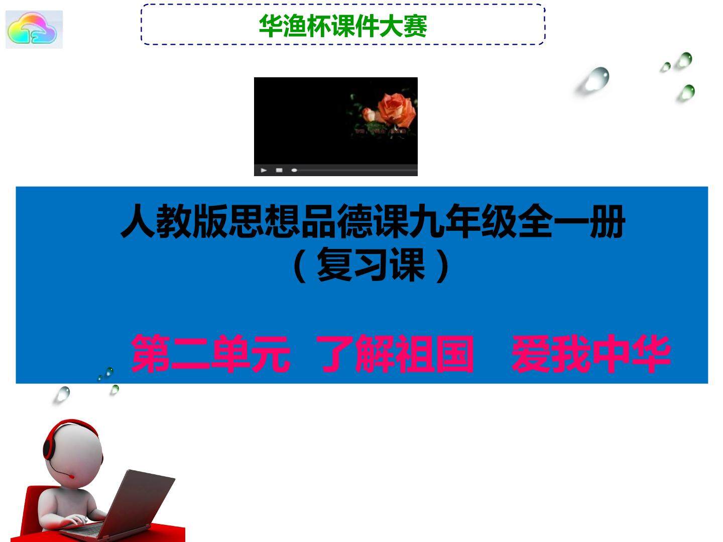 思想品德人教版九年级第二单元了解祖国爱我中华