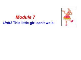 This girl can't walk