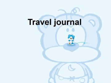 Travel journal_课件34