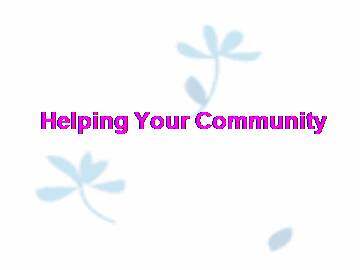 Helping Your Community_课件1