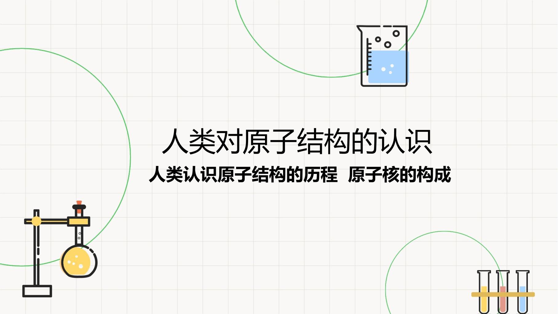 人类对原子结构的认识-1-人类认识原子结构的历程  原子核的构成