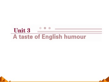 A taste of English humour_课件30