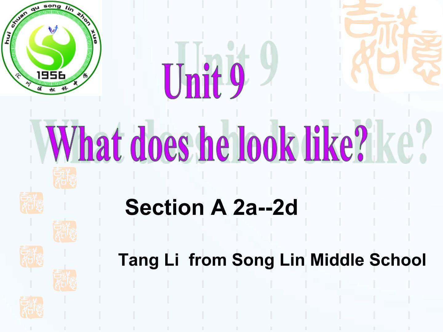 Section A 2d—3d