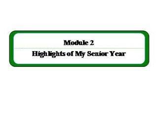 Highlights of My Senior Year_课件5