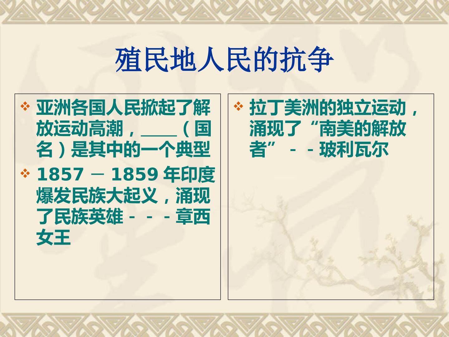 殖民地人民的抗争_课件1