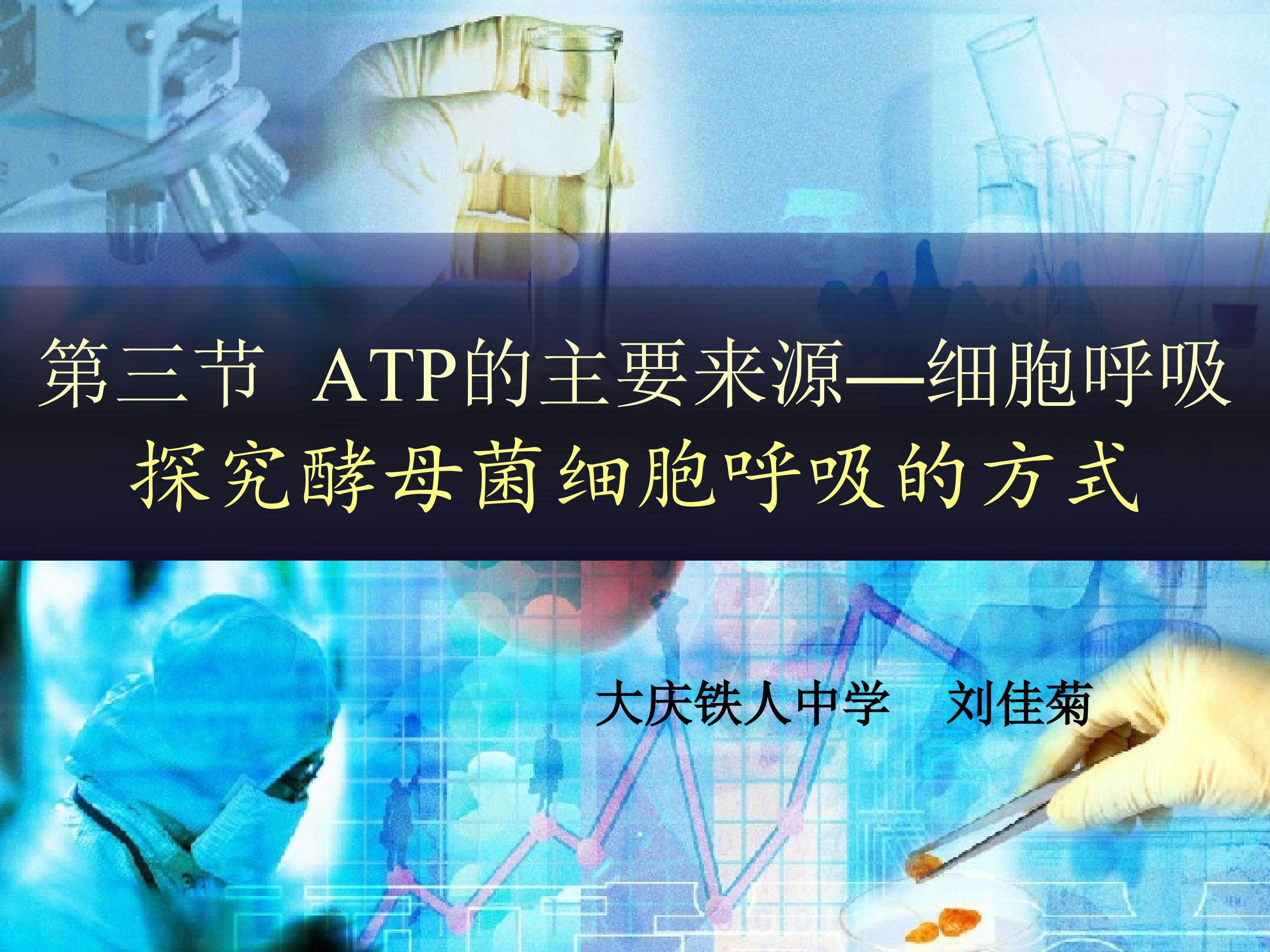 ATP的主要来源--细胞呼吸