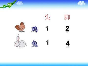9 数学广角——鸡兔同笼