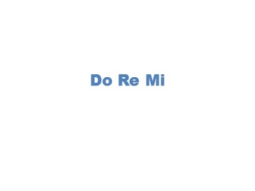 Do Re Mi_课件1