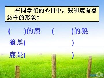 14* 鹿和狼的故事