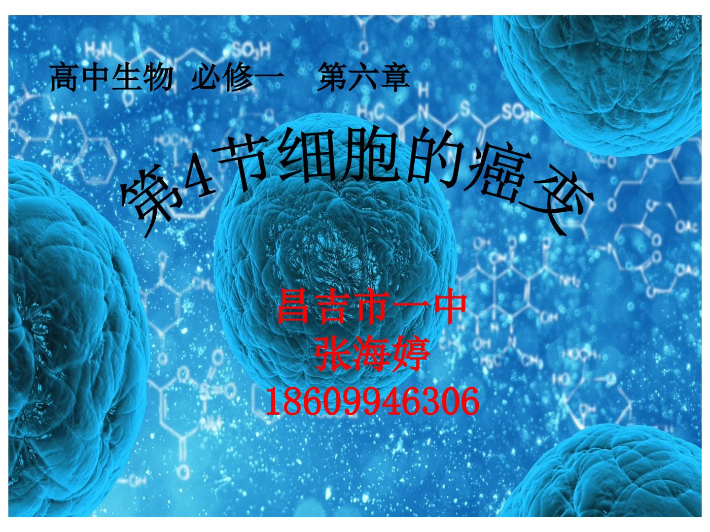 高中生物必修一第六章第四节细胞癌变