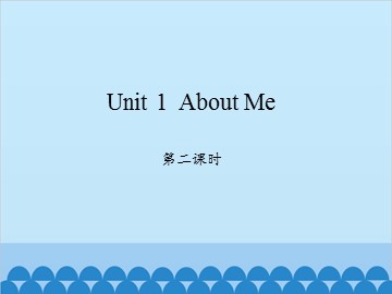 Unit 1  About Me-第二课时_课件1