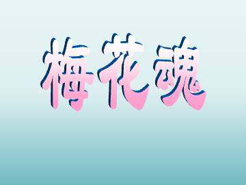 梅花魂_课件1