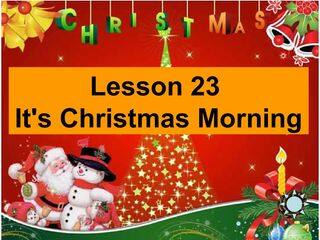 It's Christmas Morning