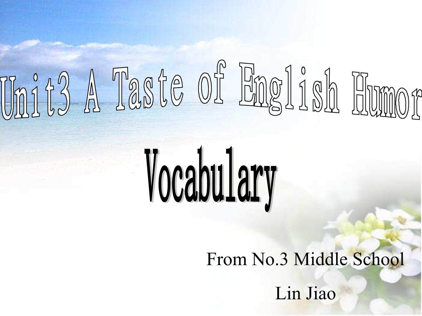 book 4 unit 3 vocabulary