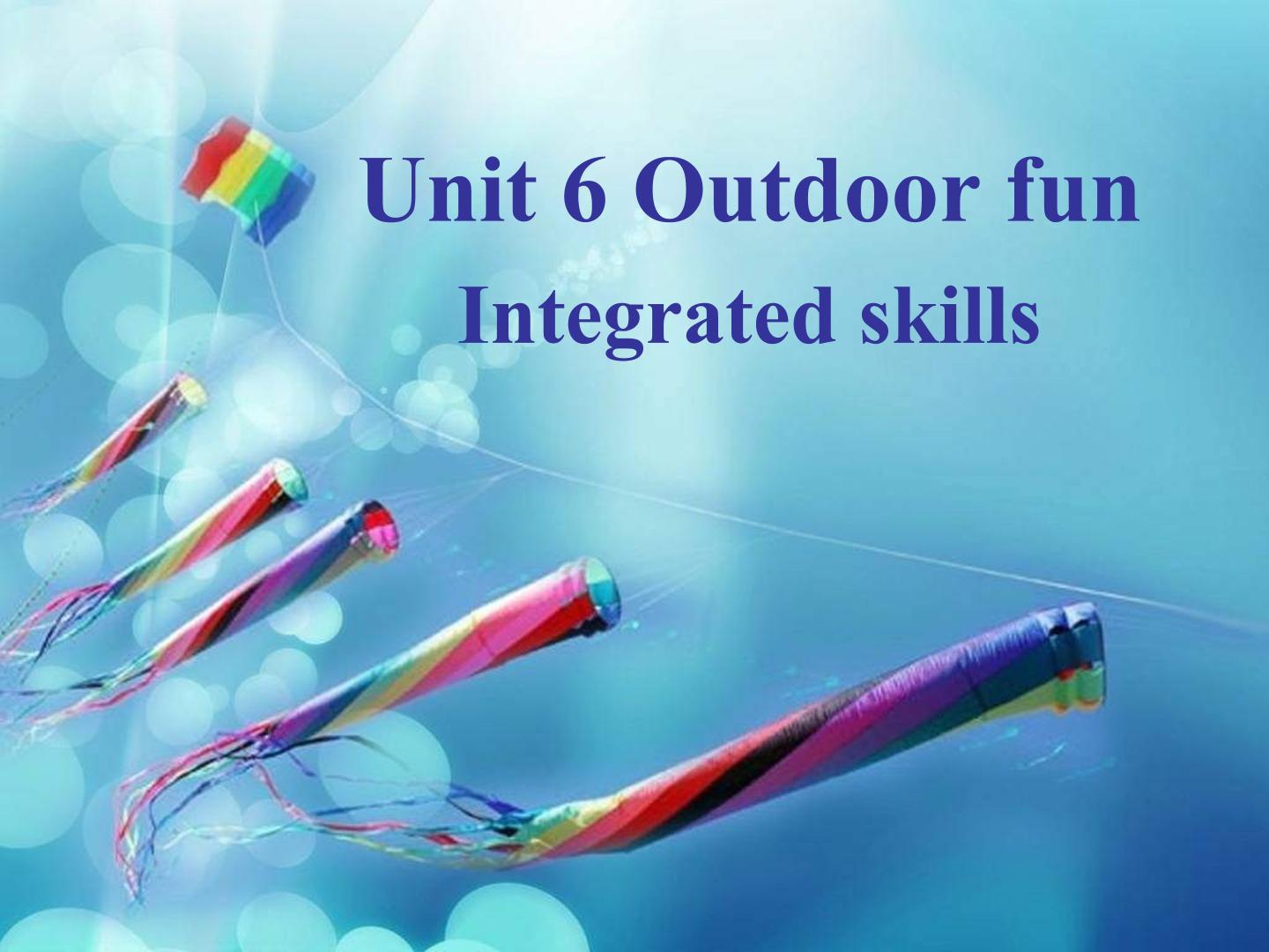 Integrated skills