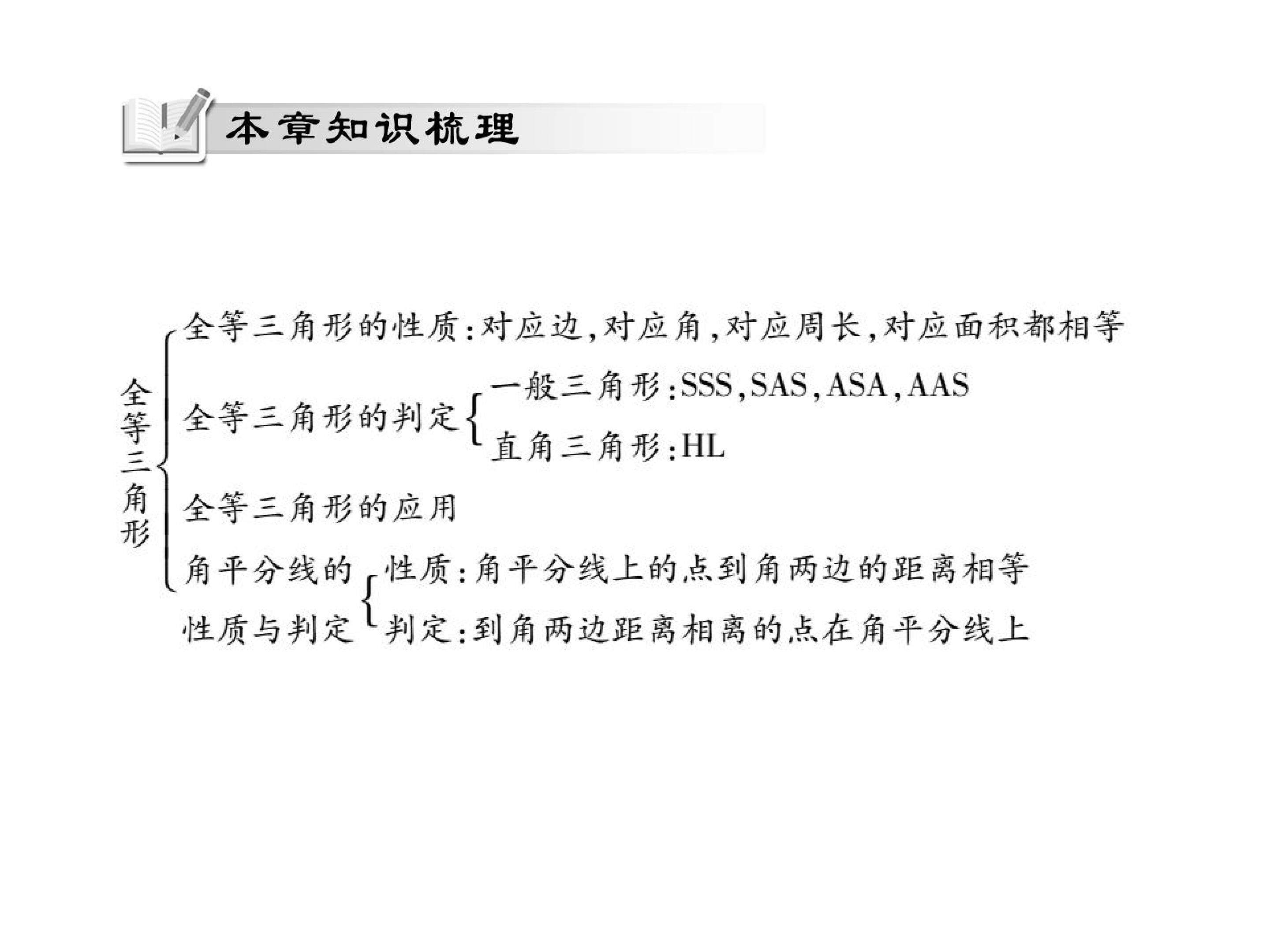 全等三角形复习