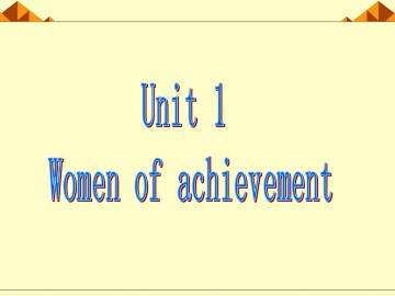 Women of achievement_课件23