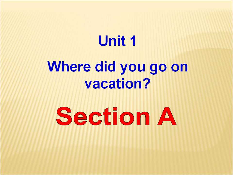 Where did you go on vacation?