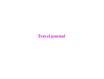 Travel journal_课件35