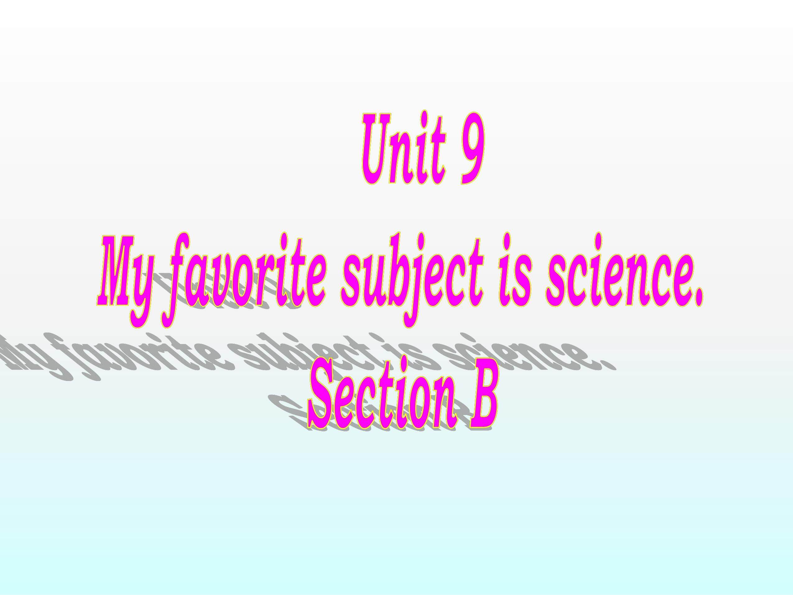 Section B_课件5