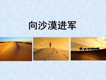 向沙漠进军_课件1