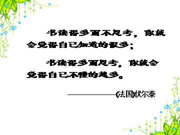 纪念伏尔泰逝世一百周年的演说_课件5