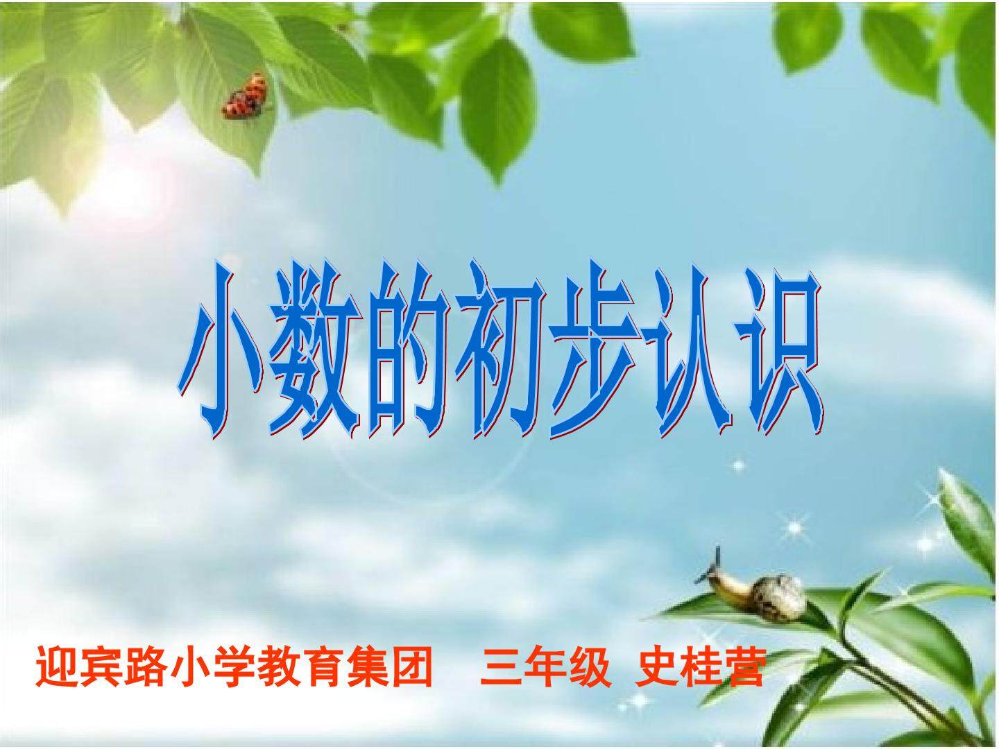 小数的初步认识